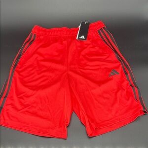 Adidas Men's Bright Red Athletic Shorts